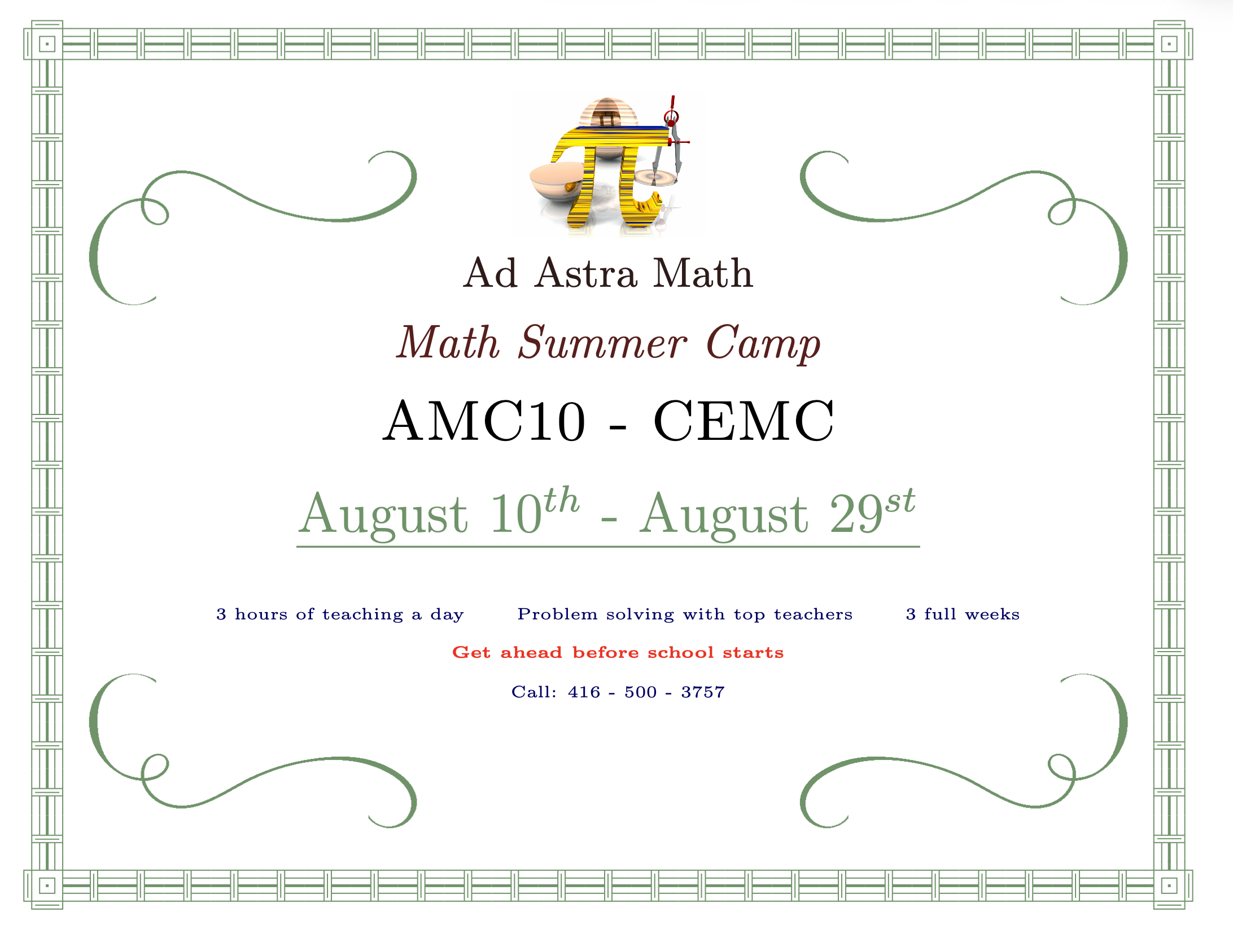 AMC10 CEMC Intermediate Camp 2026